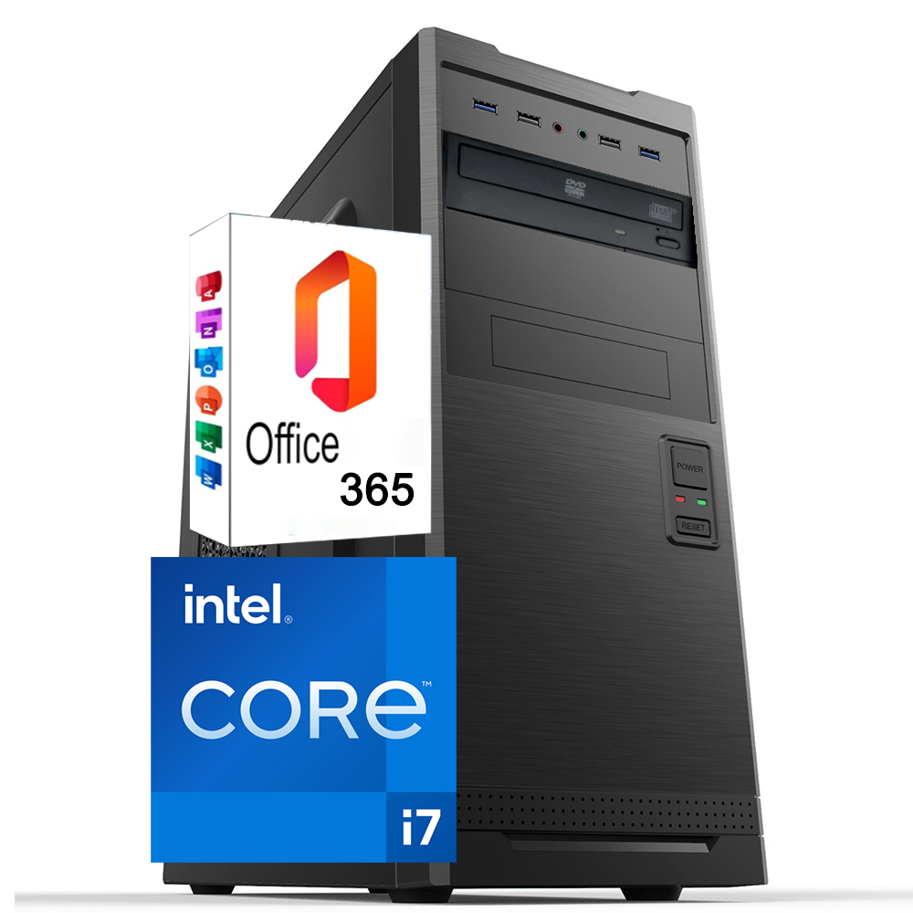 Betazon Computer NUOVO Cpu i7-6th • 32GB DDR4-SDRAM • 1 TB SSD • Sistema Operativo • WIFI • Sistema Operativo + Office 365